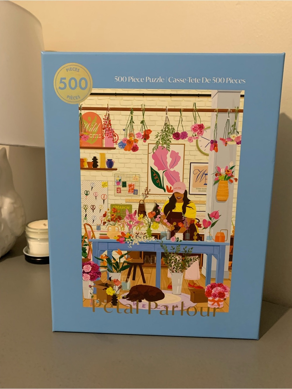 PICK ANY 3 ITEMS FOR $10 - Indigo Petal Parlour 500-Piece Puzzle